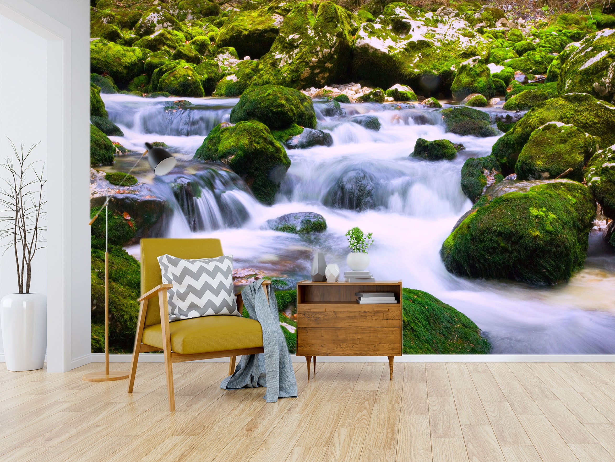 3D Stone Water 57171 Wall Murals