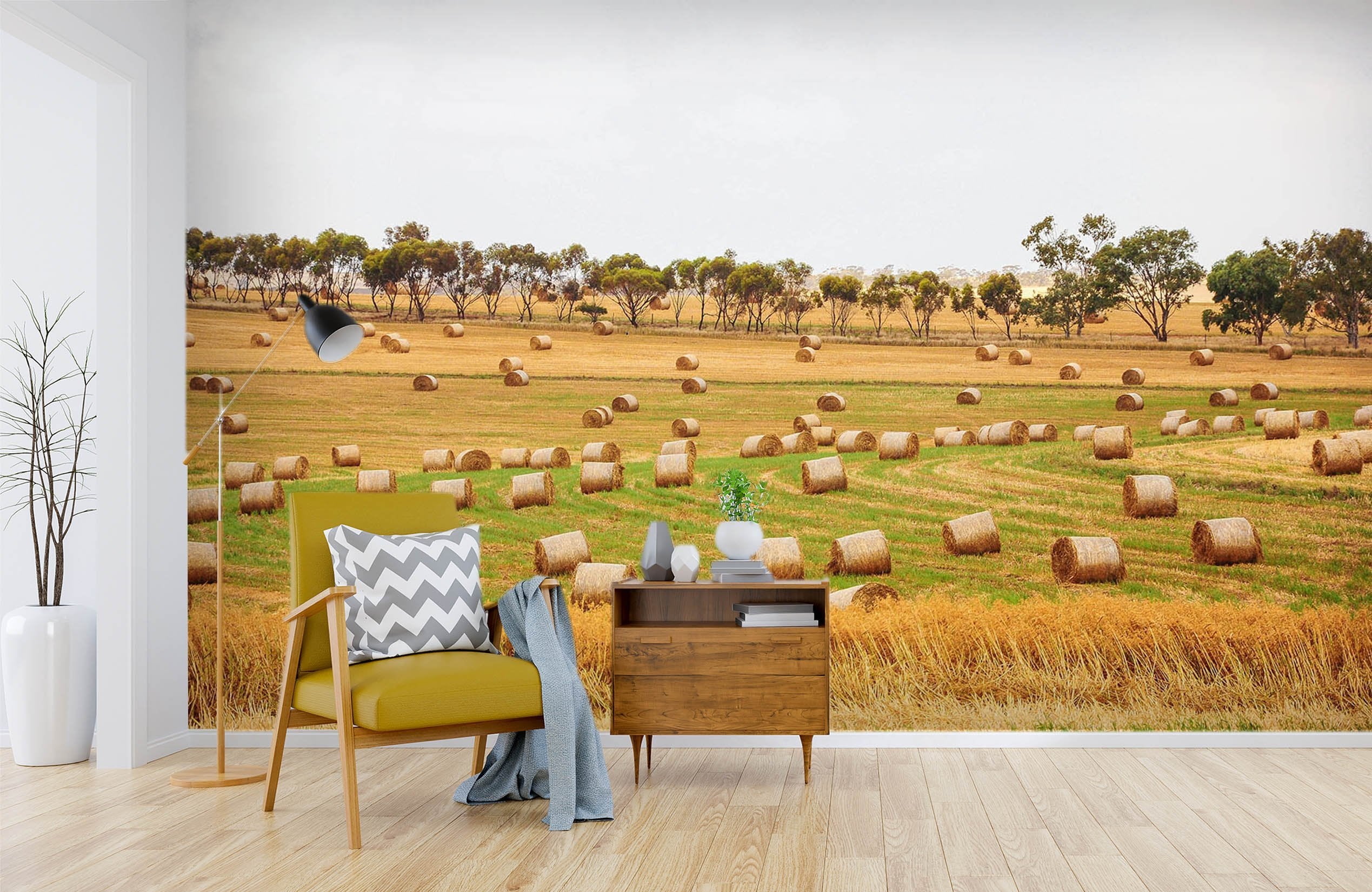 3D Rice Field Autumn Harvest 578 Wallpaper AJ Wallpaper 2