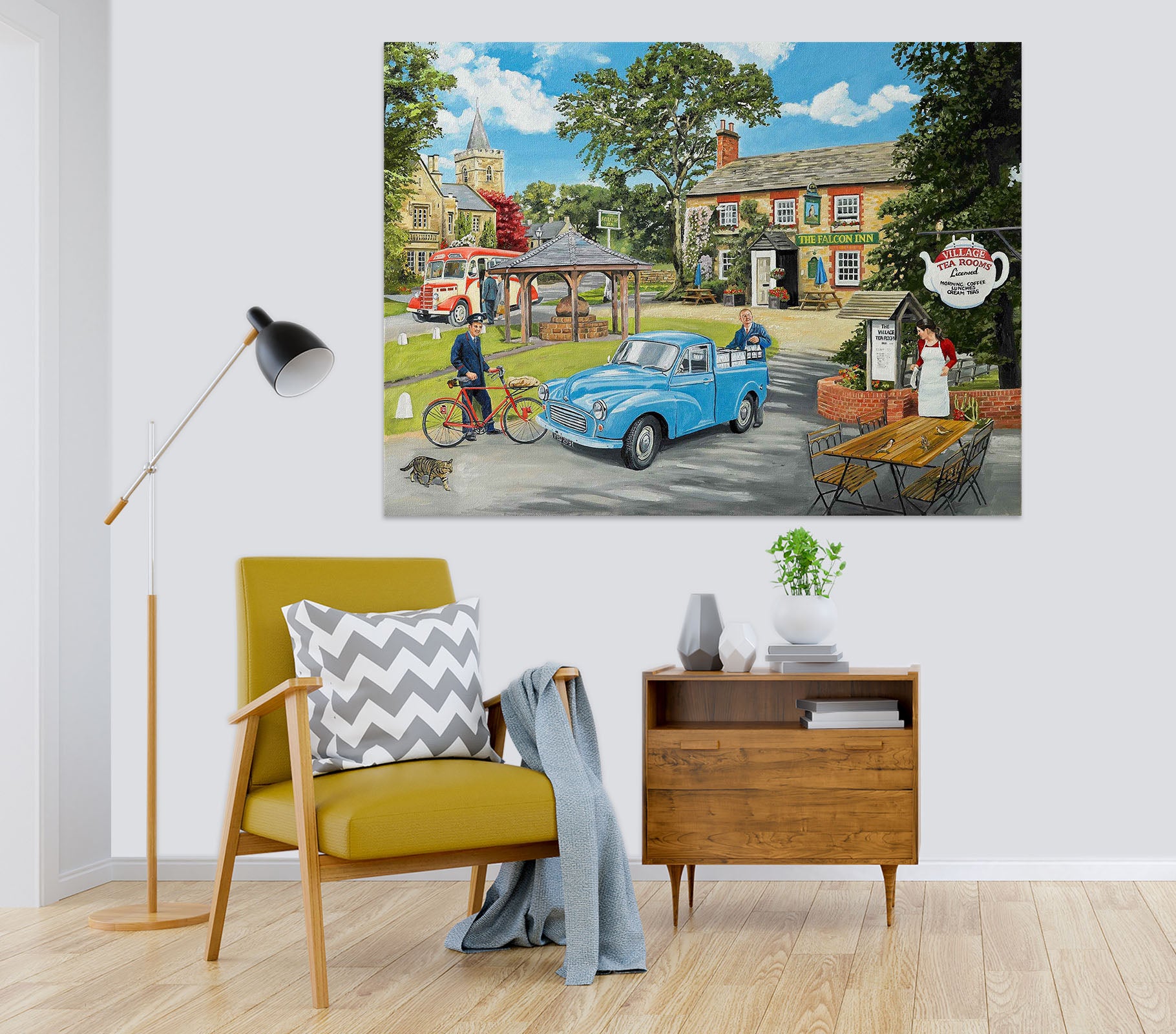 3D The Village Tearooms 086 Trevor Mitchell Wall Sticker