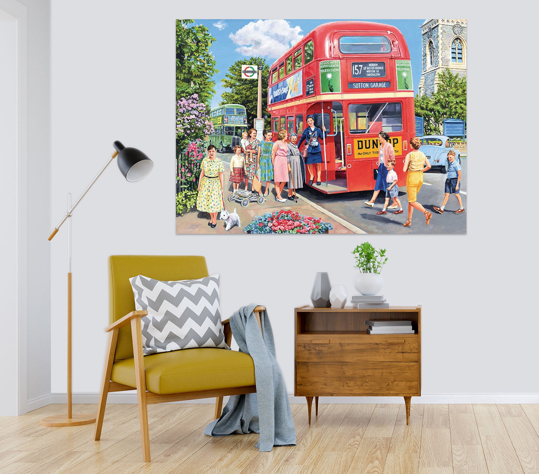 3D The Bus Conductress 068 Trevor Mitchell Wall Sticker
