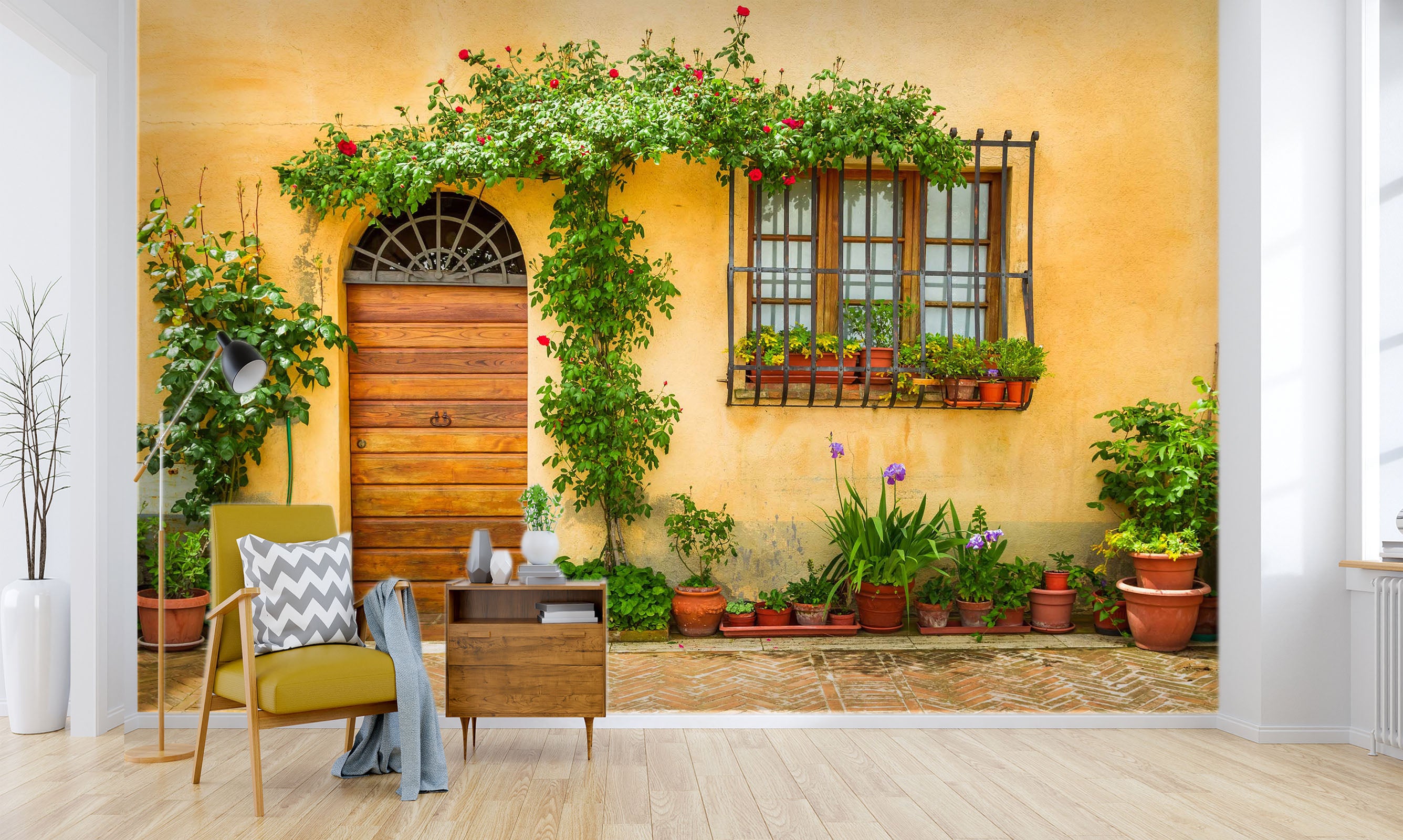 3D Bonsai Town 1450 Wall Murals