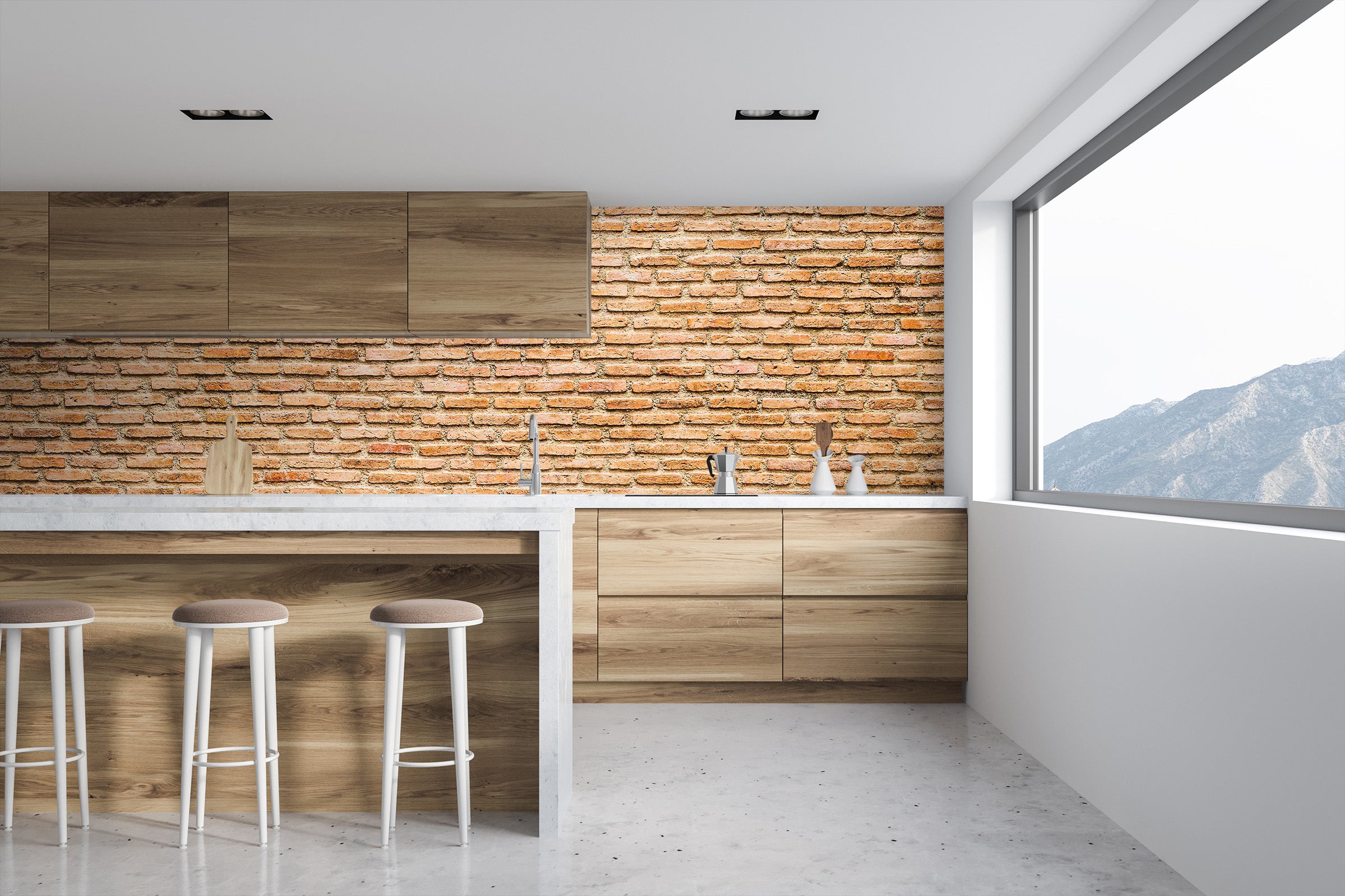 3D Red Brick Wall 86 Wall Murals