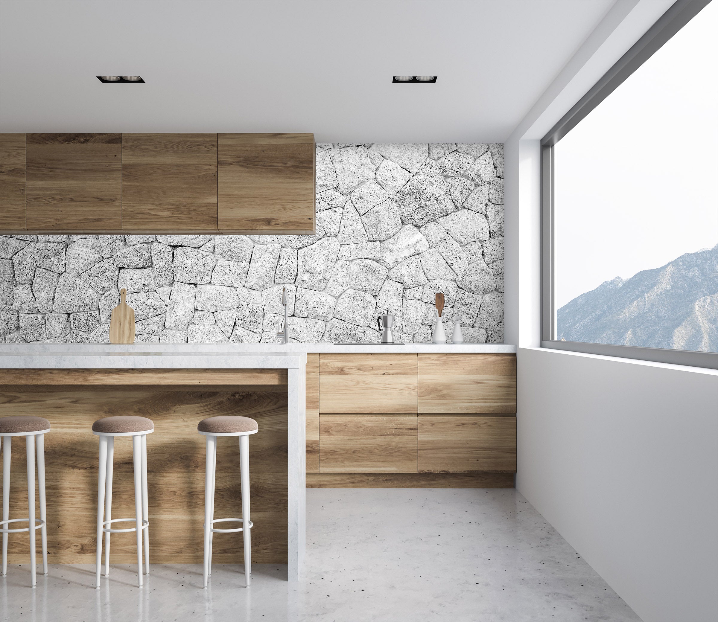 3D Grey Marble Pattern 1420 Wall Murals