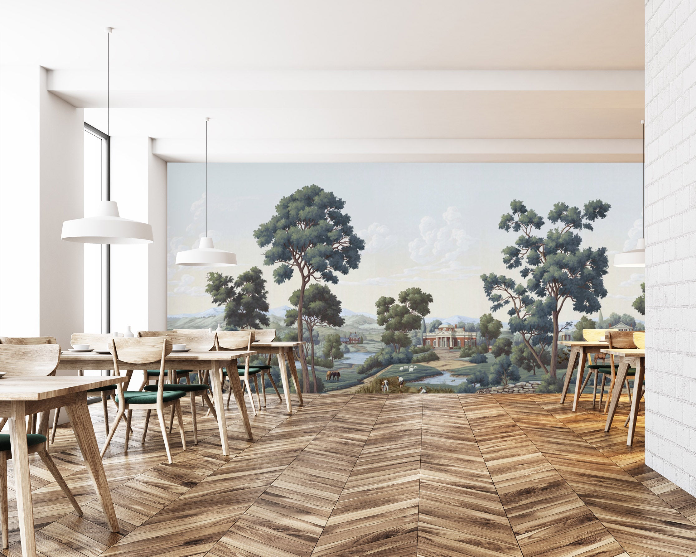 3D Country House 1534 Wall Murals