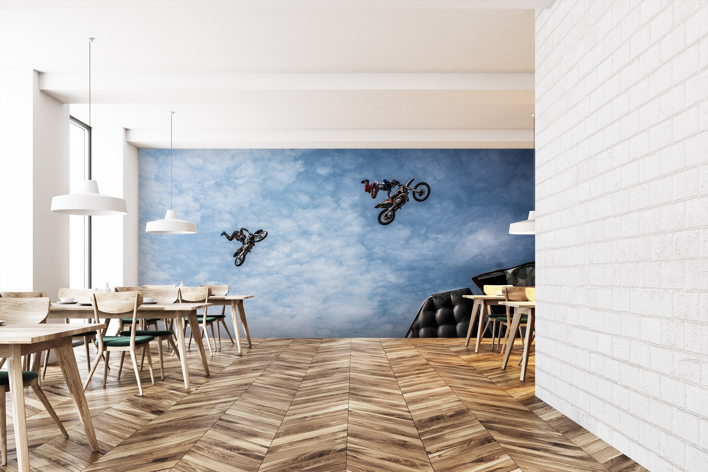 3D Biker 926 Vehicle Wall Murals Wallpaper AJ Wallpaper 2