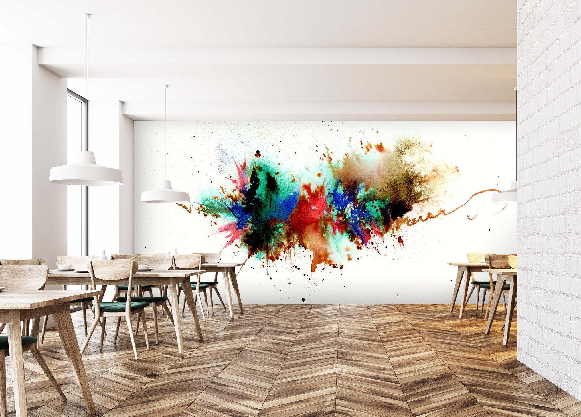 3D Color Splash 1409 Anne Farrall Doyle Wall Mural Wall Murals