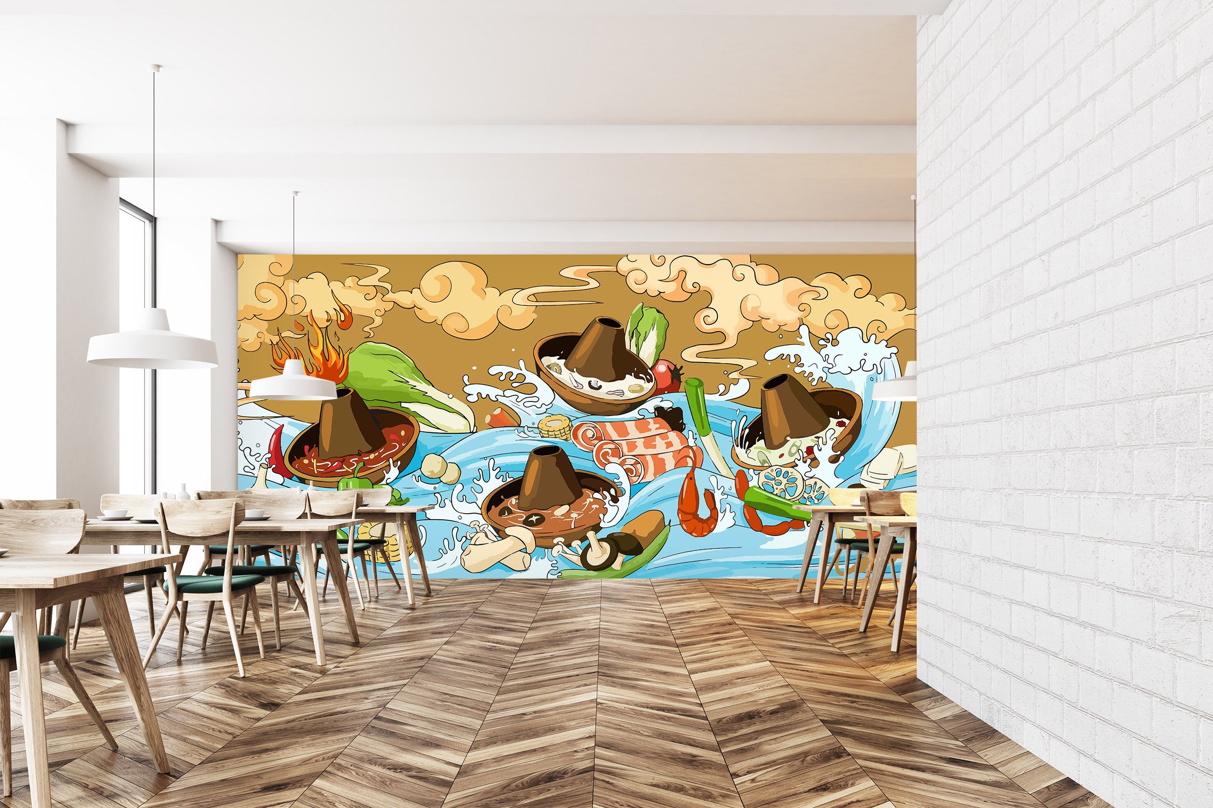 3D Washing Vegetables 1498 Wall Murals