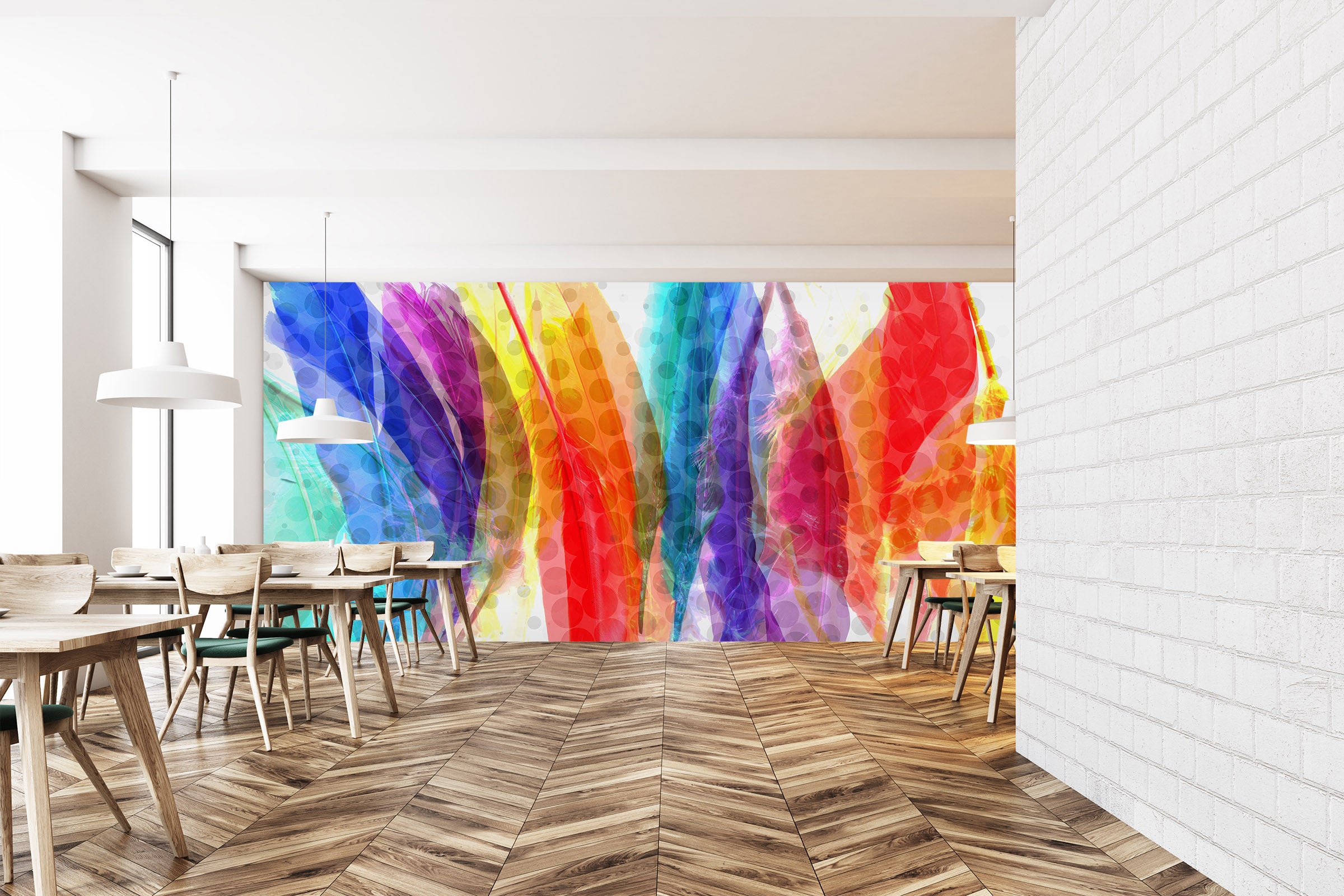 3D Bright Colors 1404 Shandra Smith Wall Mural Wall Murals