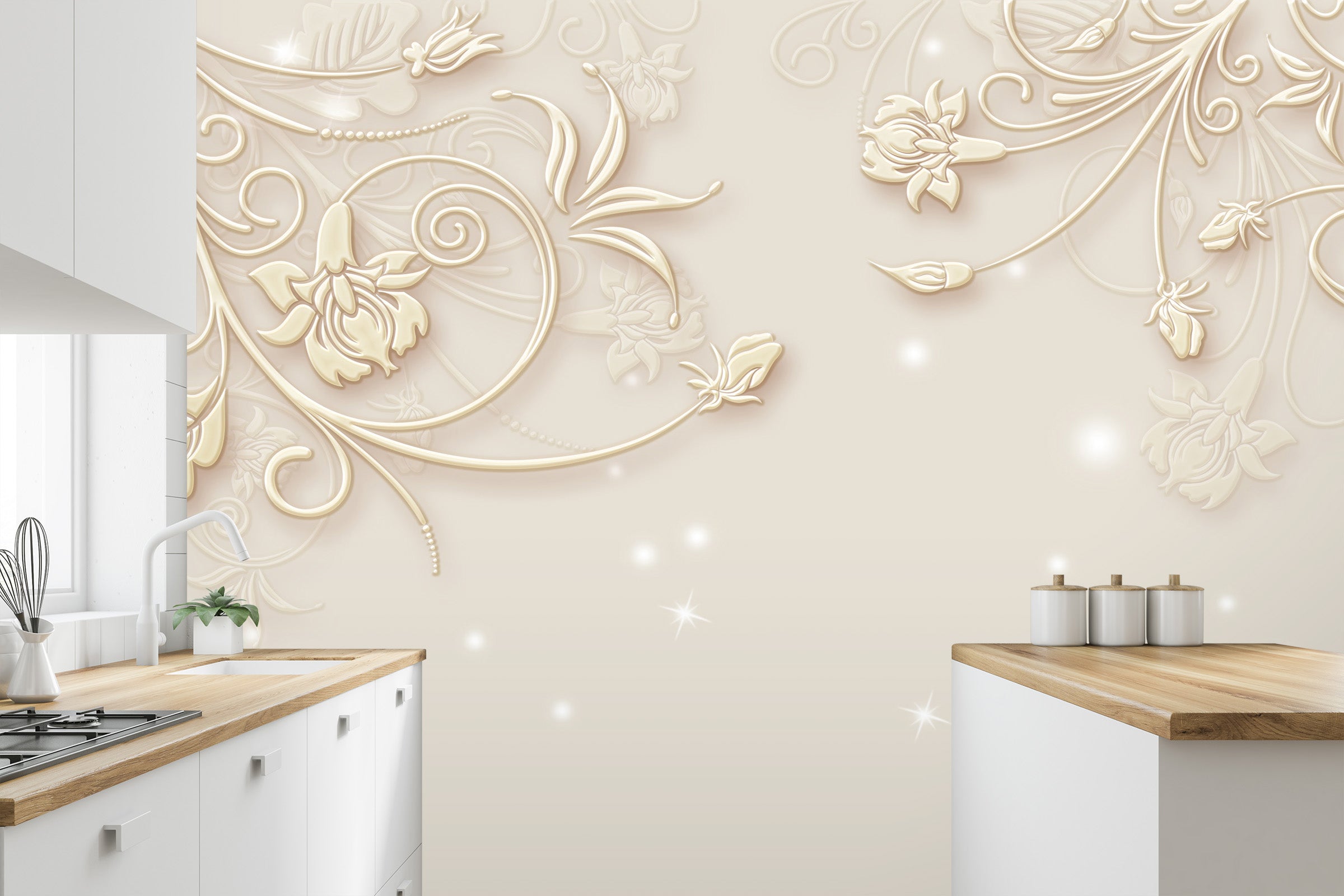 3D Carved Pattern 1484 Wall Murals
