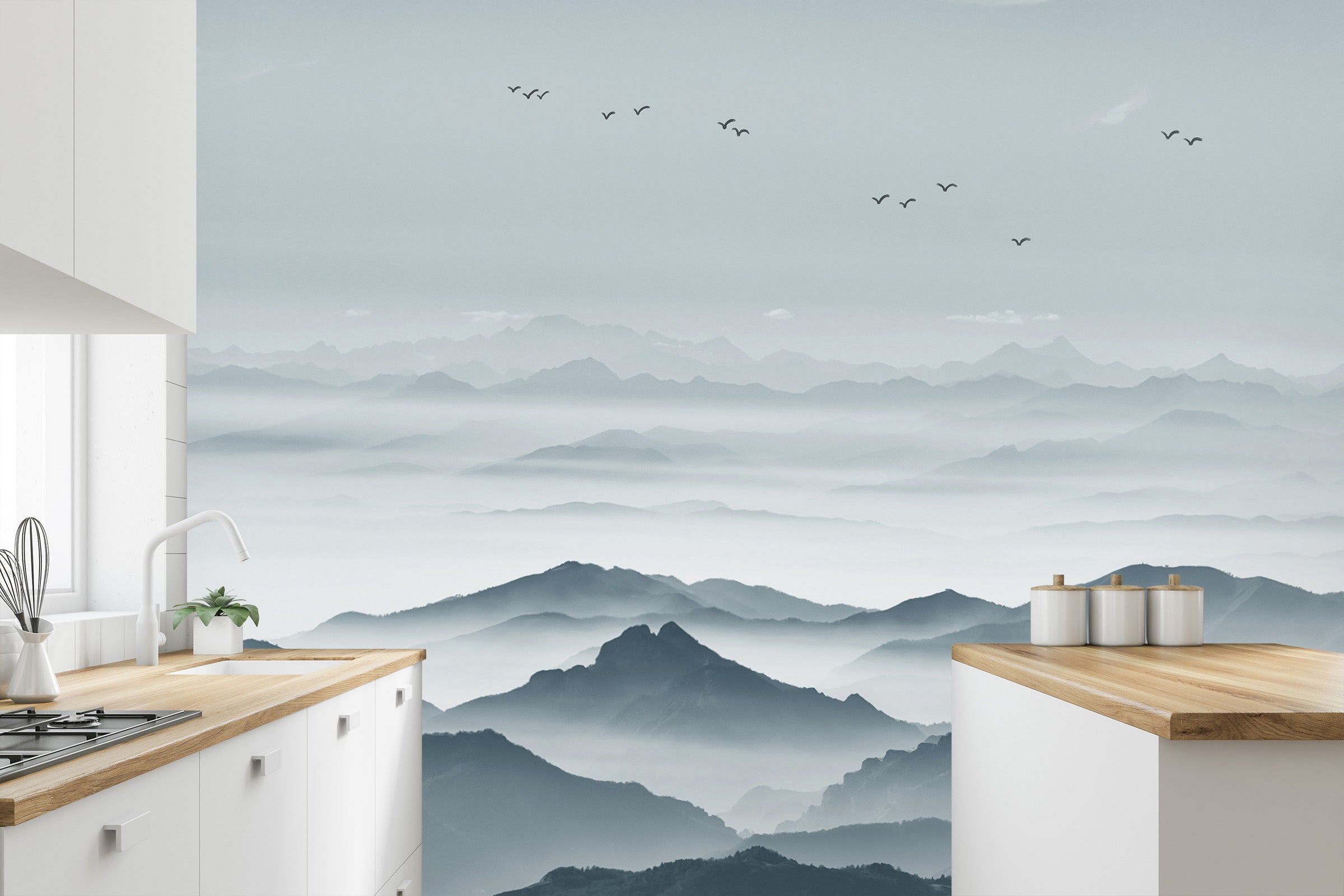 3D Rolling Hills 1423 Wall Murals