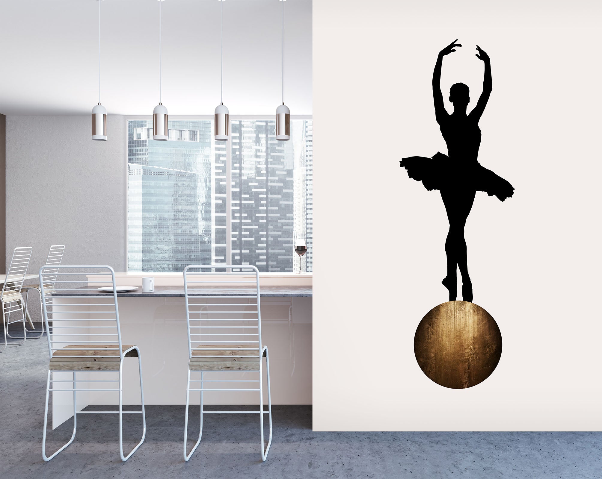 3D Dance Girl 1499 Boris Draschoff Wall Mural Wall Murals