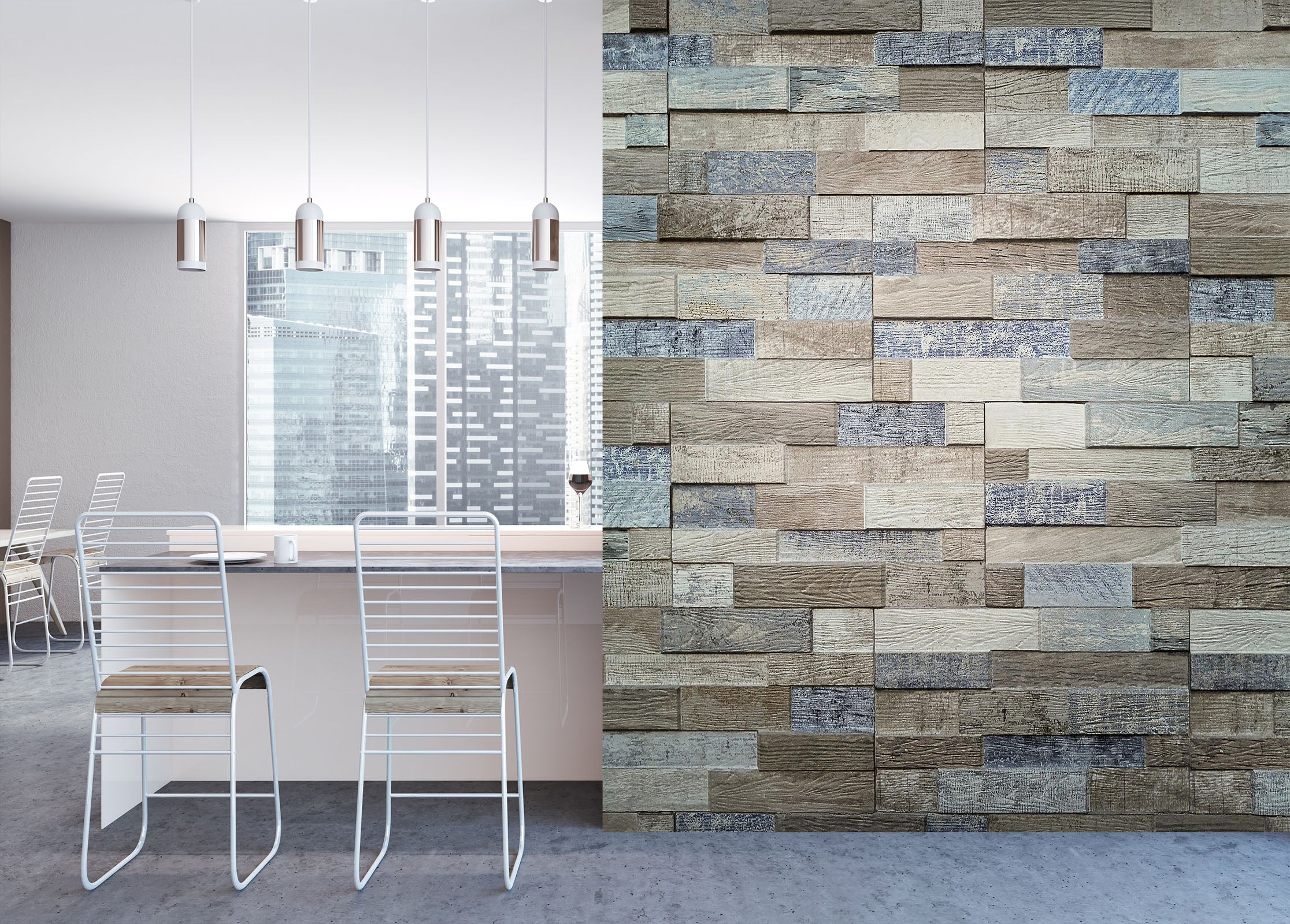 3D Wooden Wall 72 Wall Murals