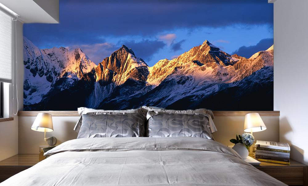 Sharp Peaks Wallpaper AJ Wallpaper