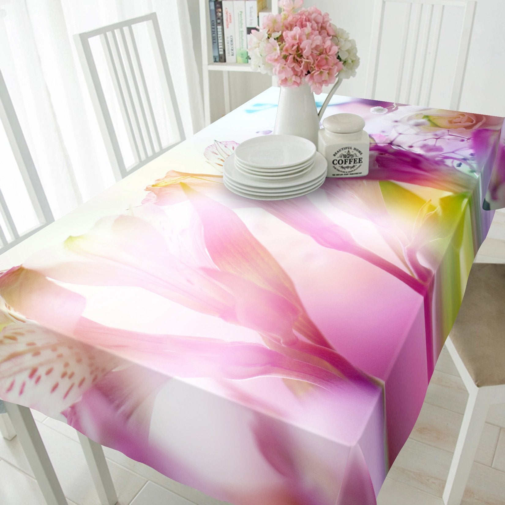 3D Flowers Sunshine 283 Tablecloths Wallpaper AJ Wallpaper
