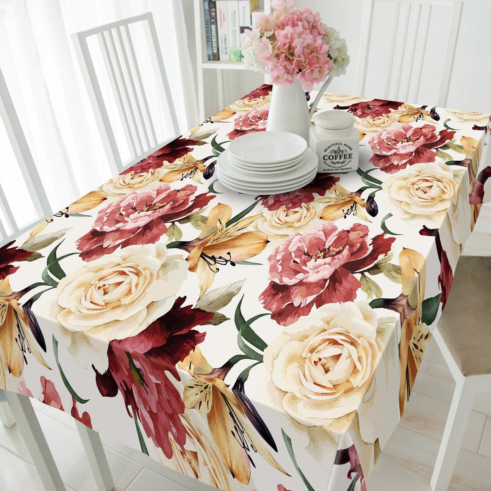 3D Various Flowers 339 Tablecloths Wallpaper AJ Wallpaper