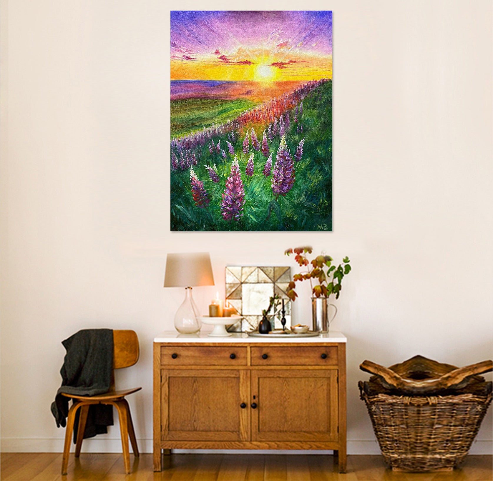 3D Sunny Lawn Flowers 10074 Marina Zotova Wall Sticker