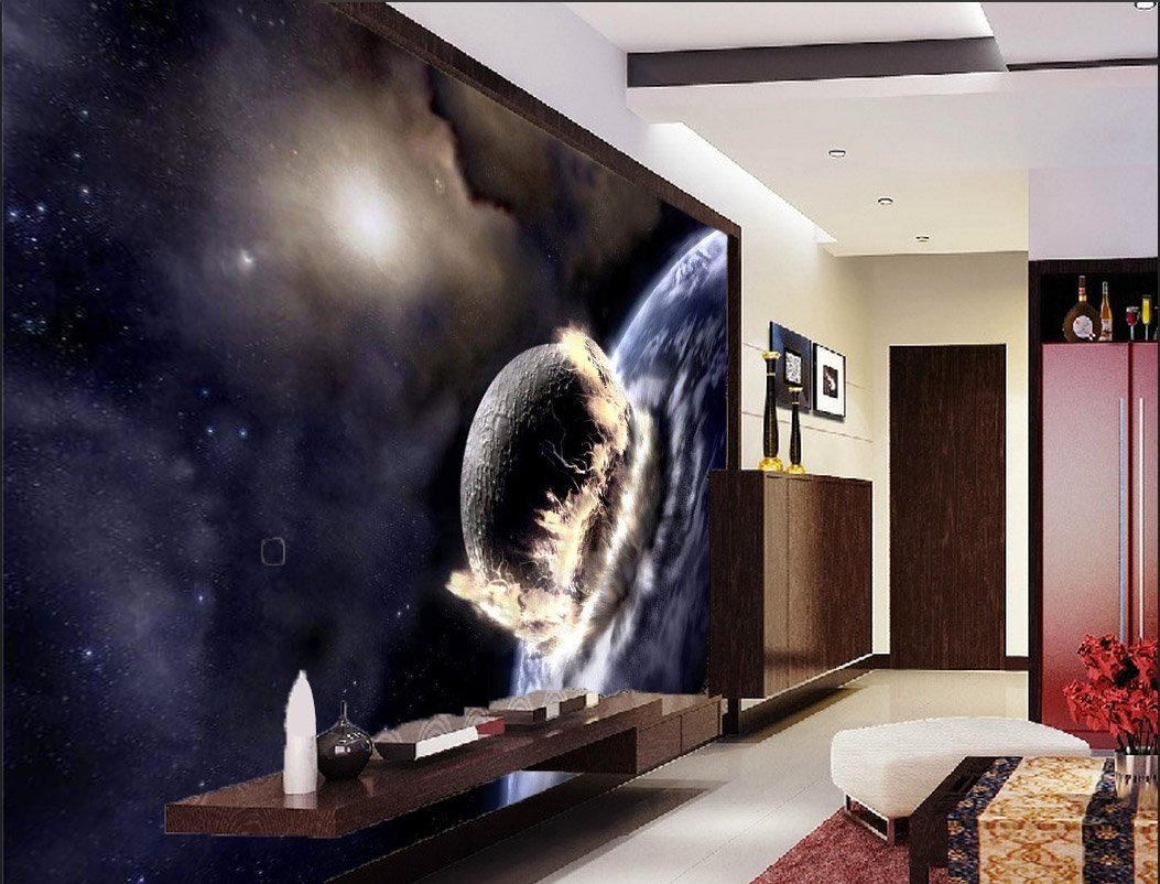 3D Planet Impact 021 Wallpaper AJ Wallpaper