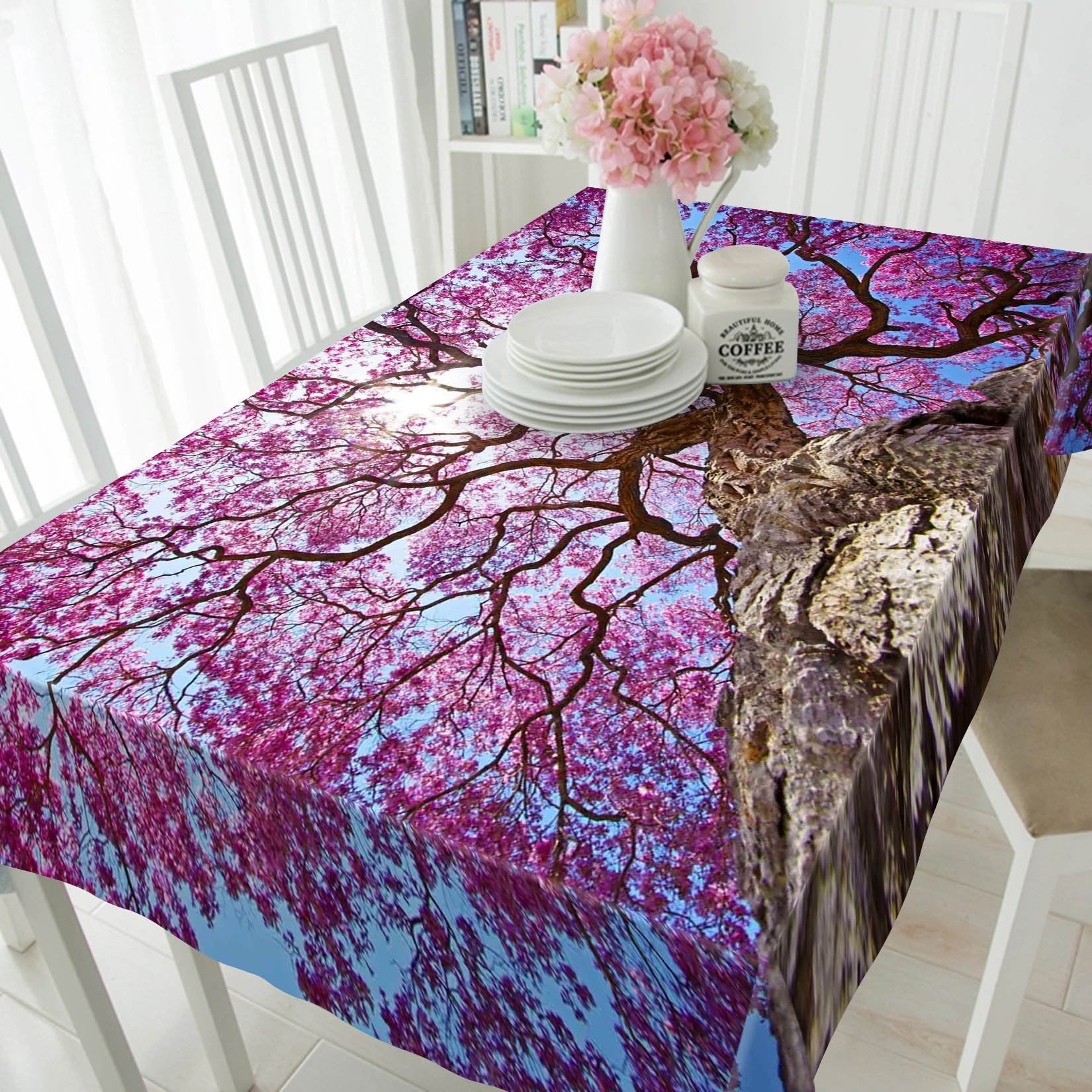3D Tall Lush Tree 57 Tablecloths Wallpaper AJ Wallpaper