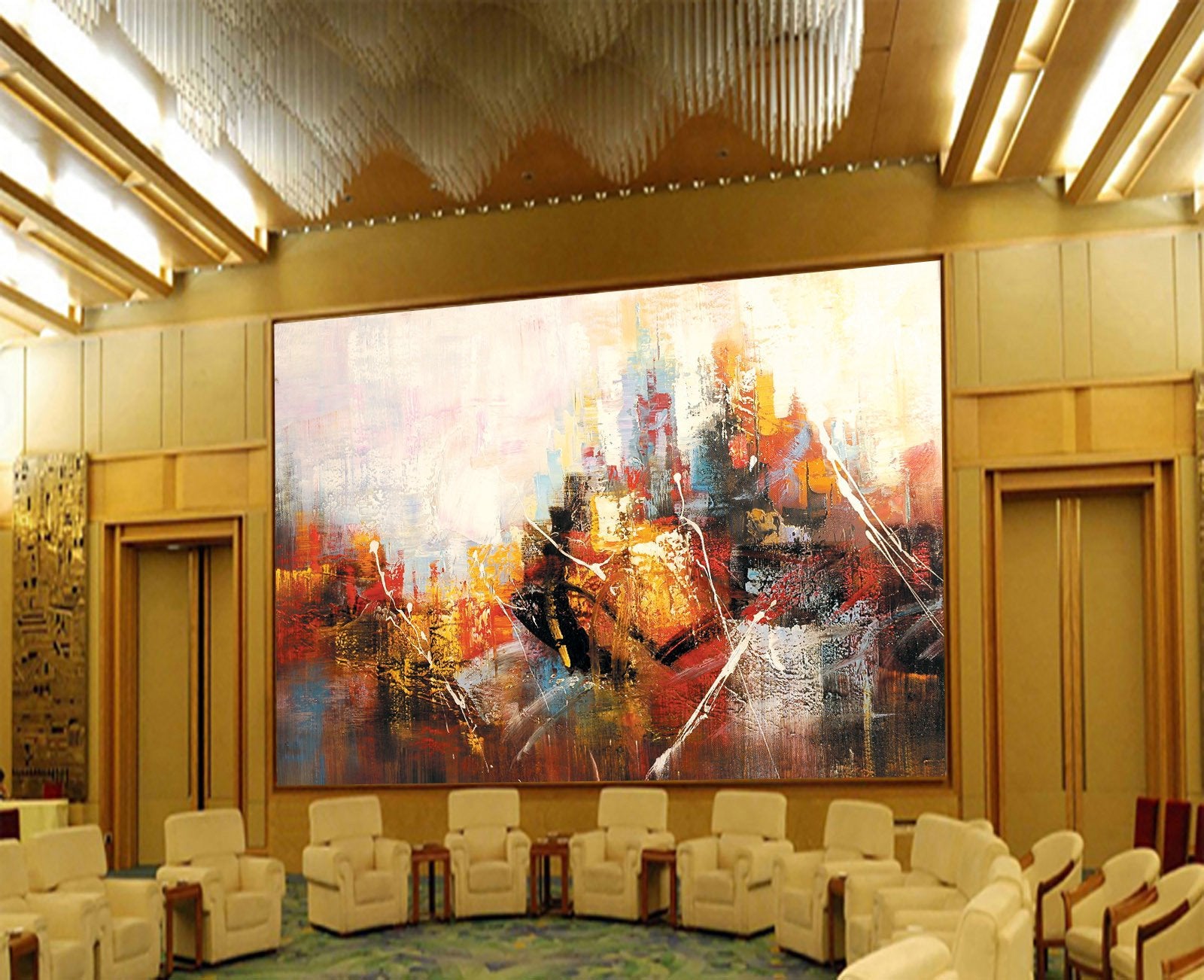 Mottled Painting Wallpaper AJ Wallpaper 2