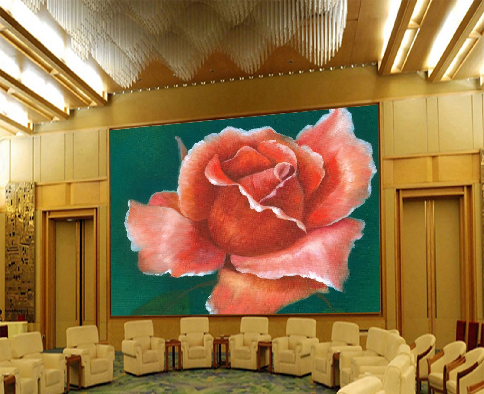 Red Blossom Wallpaper AJ Wallpaper