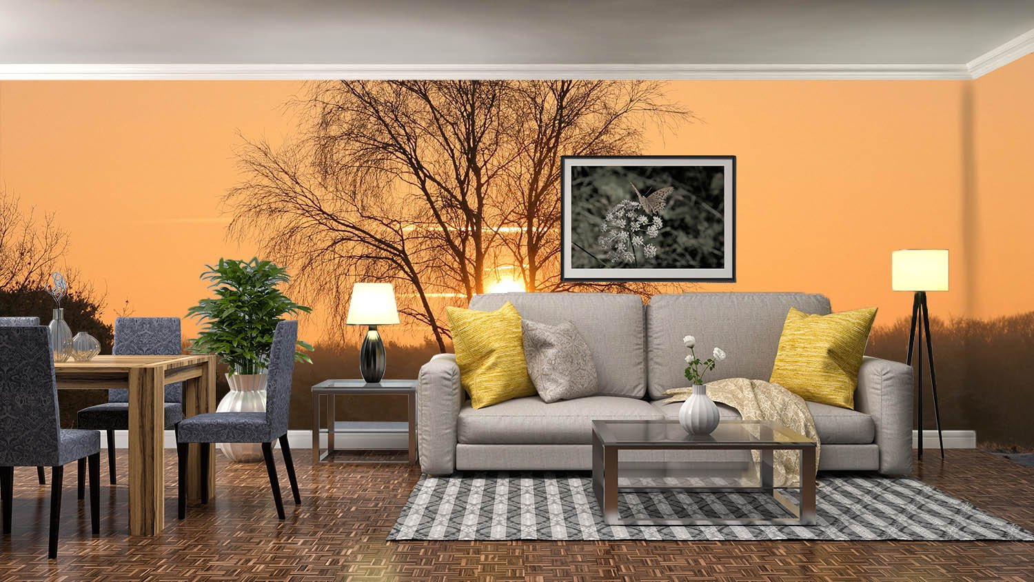 Mountains Sunset Wallpaper AJ Wallpaper