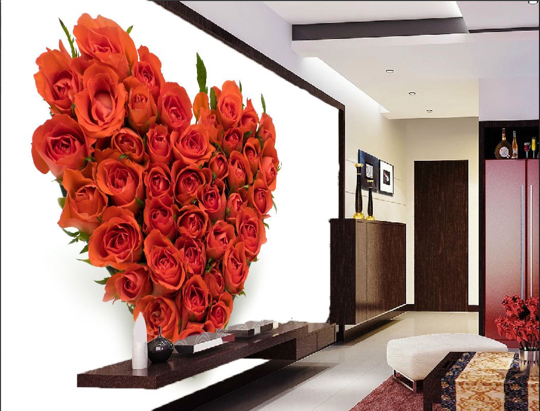 Red Roses Heart Wallpaper AJ Wallpaper