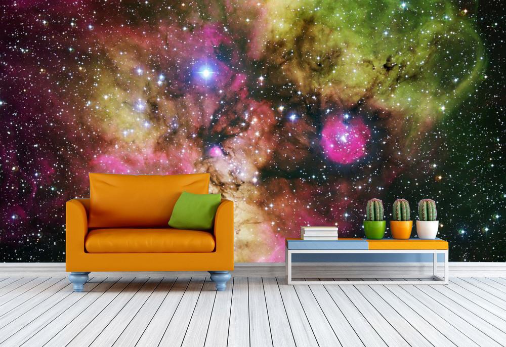 Colorful Stars Sky Wallpaper AJ Wallpaper