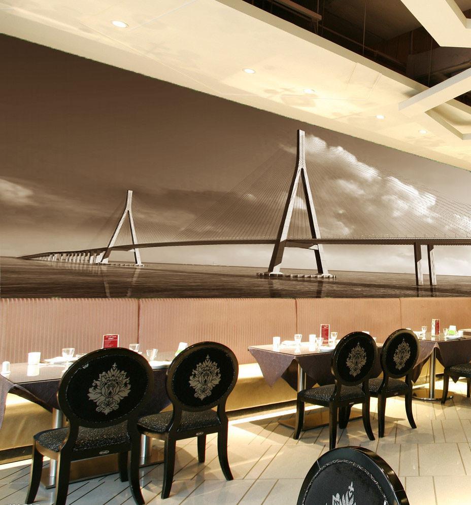 Majestic Long Bridge Wallpaper AJ Wallpaper