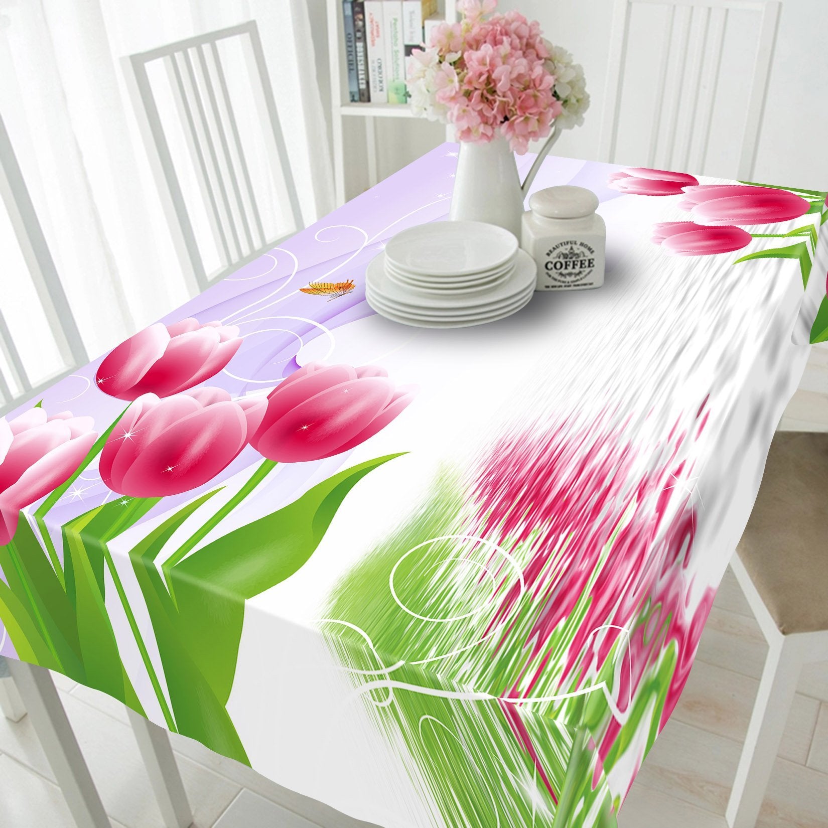 3D Water Flowers 137 Tablecloths Wallpaper AJ Wallpaper