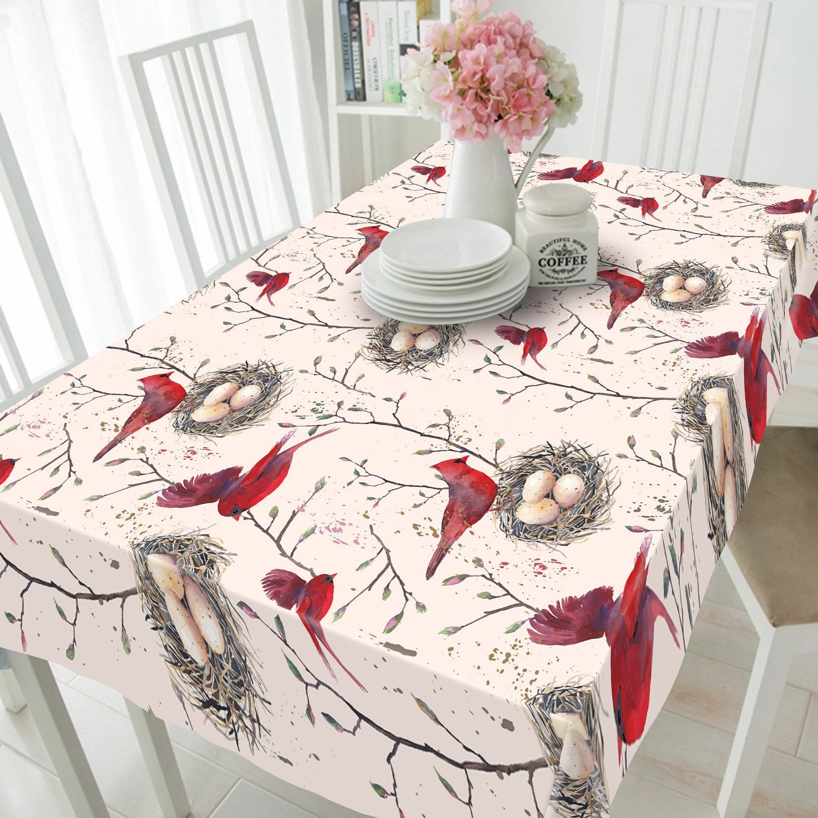 3D Birds Nest Eggs 579 Tablecloths Wallpaper AJ Wallpaper