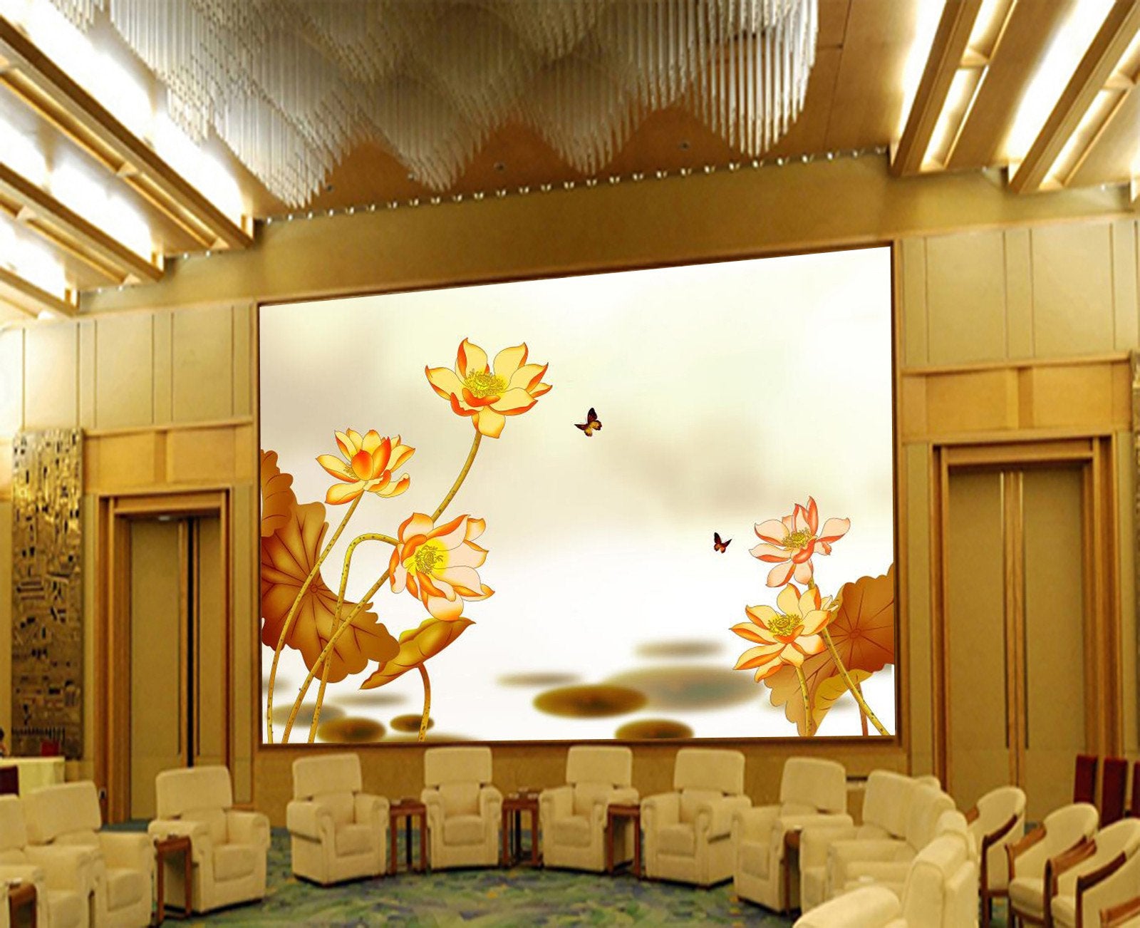 Ink, Lotus Painting 75 Wallpaper AJ Wallpaper 1