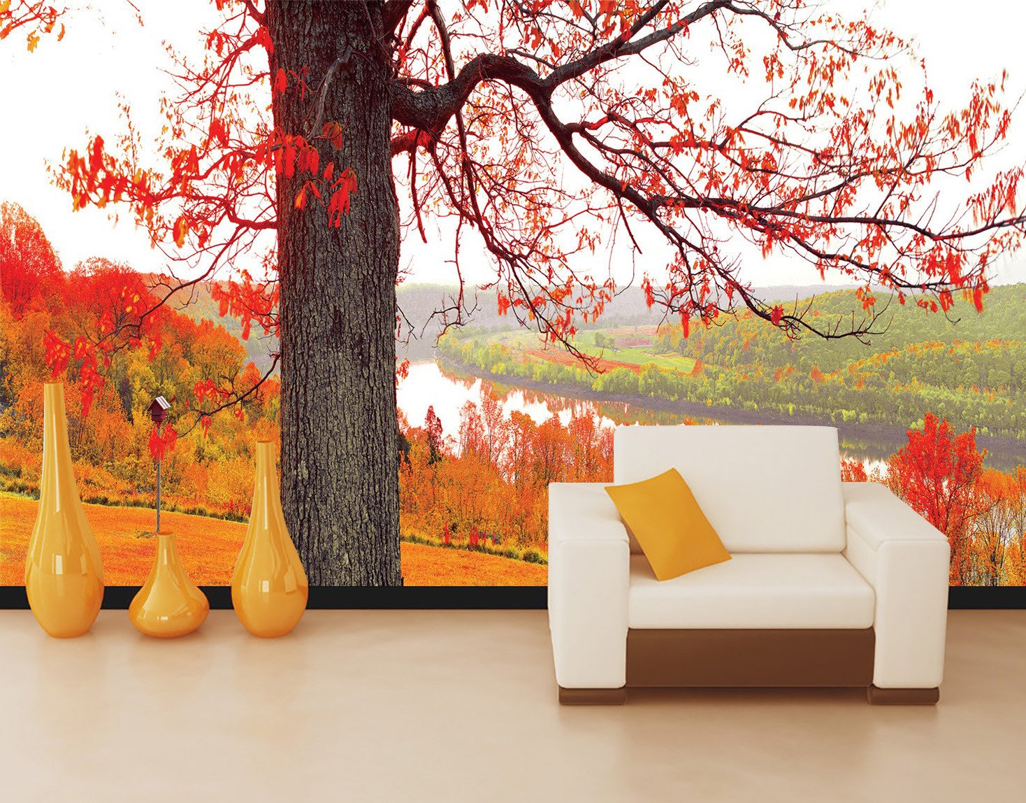 3D Red Maple Tree 123 Wallpaper AJ Wallpaper 2