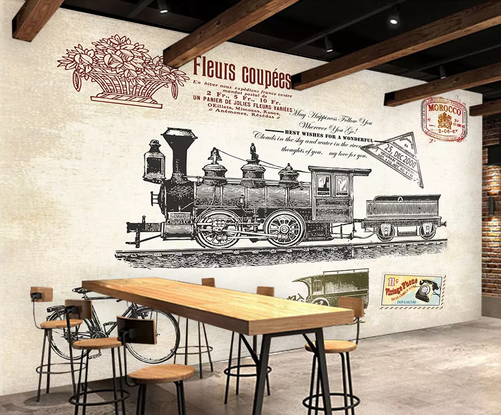 3D Train Bicycle 135 Wallpaper AJ Wallpaper 2