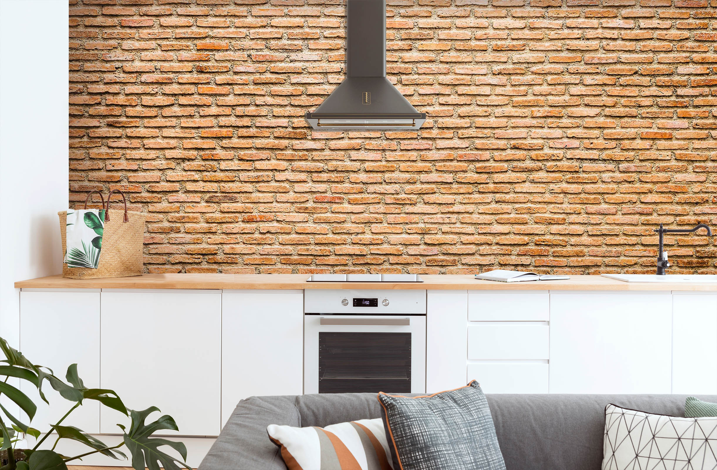 3D Red Brick Wall 86 Wall Murals