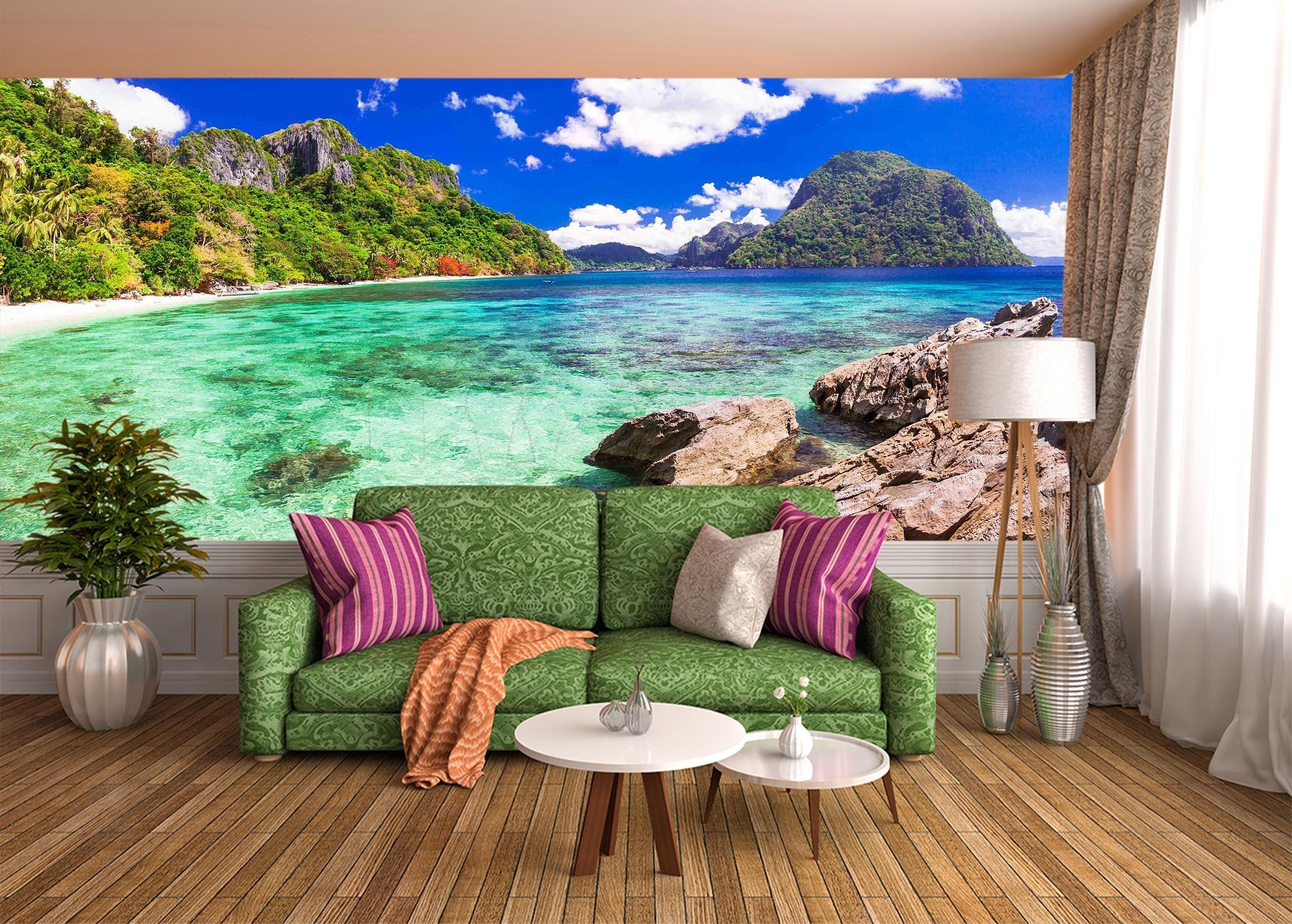 3D Mountain Forest 627 Wallpaper AJ Wallpaper