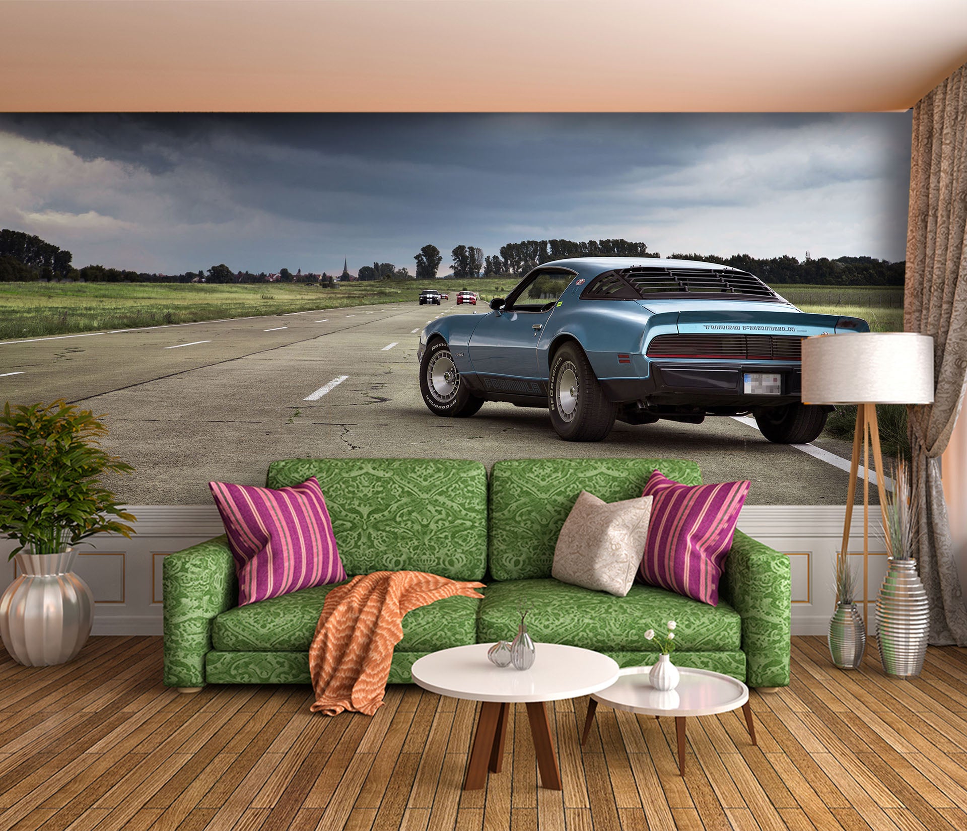 3D Shelby Luxury Car 190 Vehicle Wall Murals