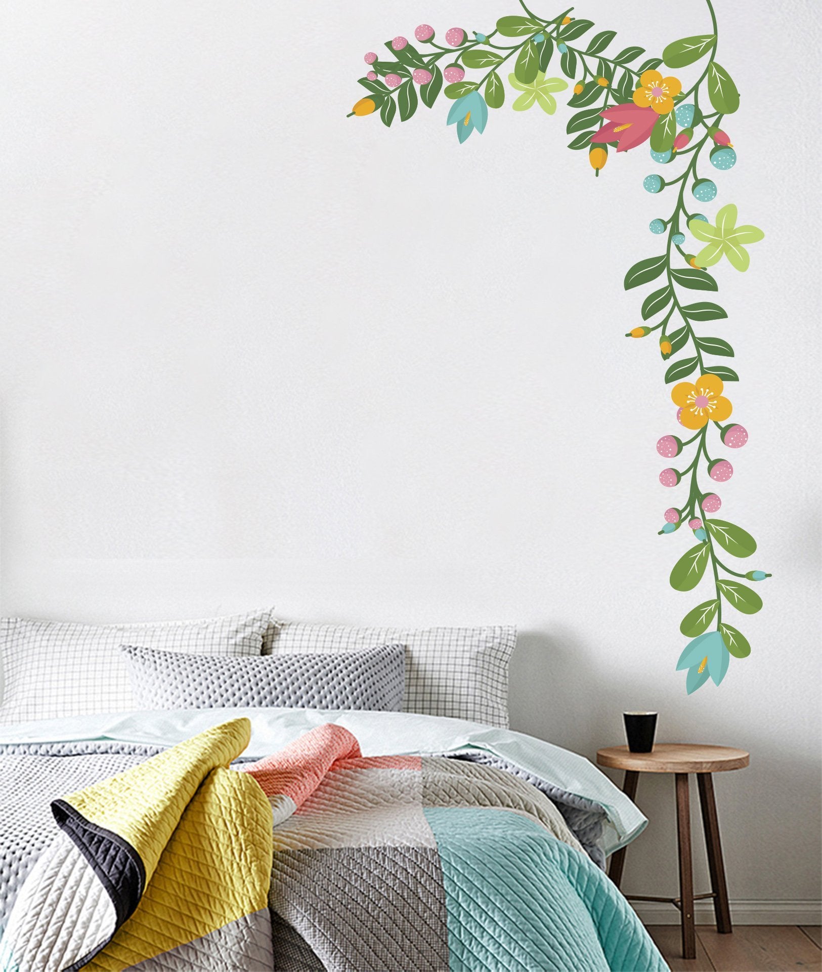 3D Colored Vine 210 Wall Stickers Wallpaper AJ Wallpaper