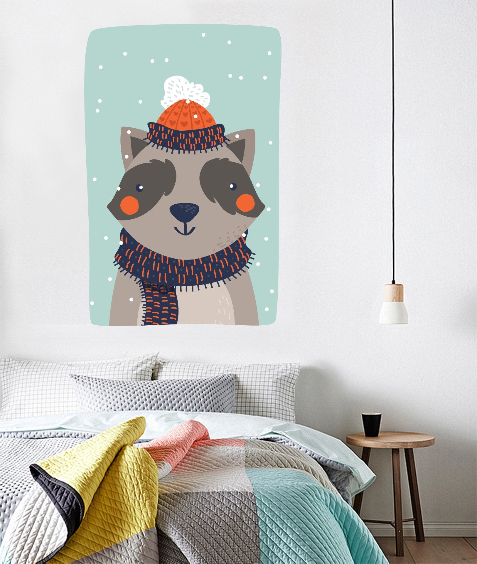 3D Hat And Scarf 108 Wall Stickers Wallpaper AJ Wallpaper