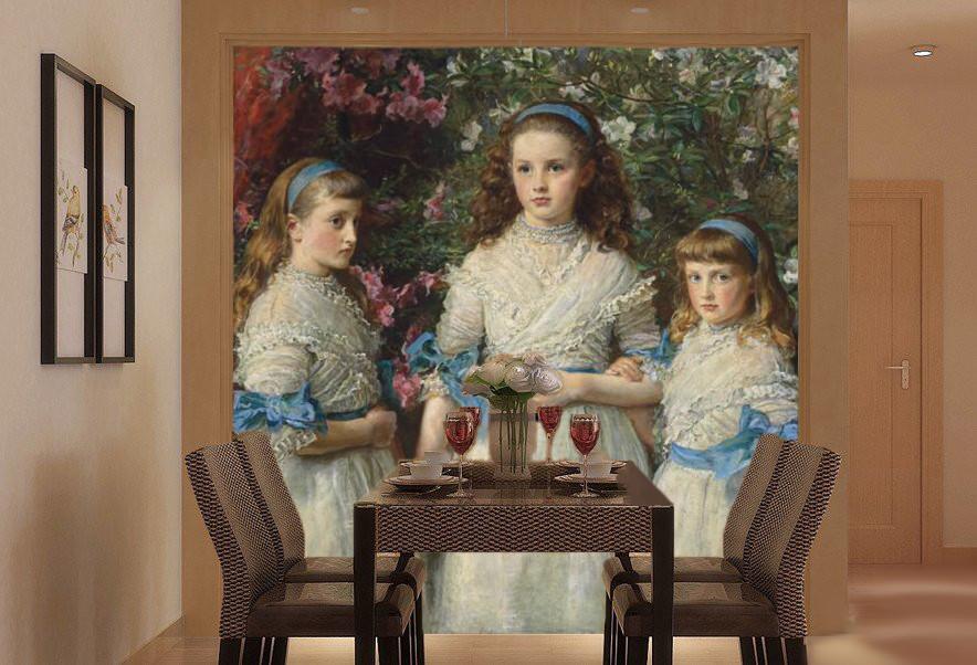 Sisters Painting 56 Wallpaper AJ Wallpaper 1