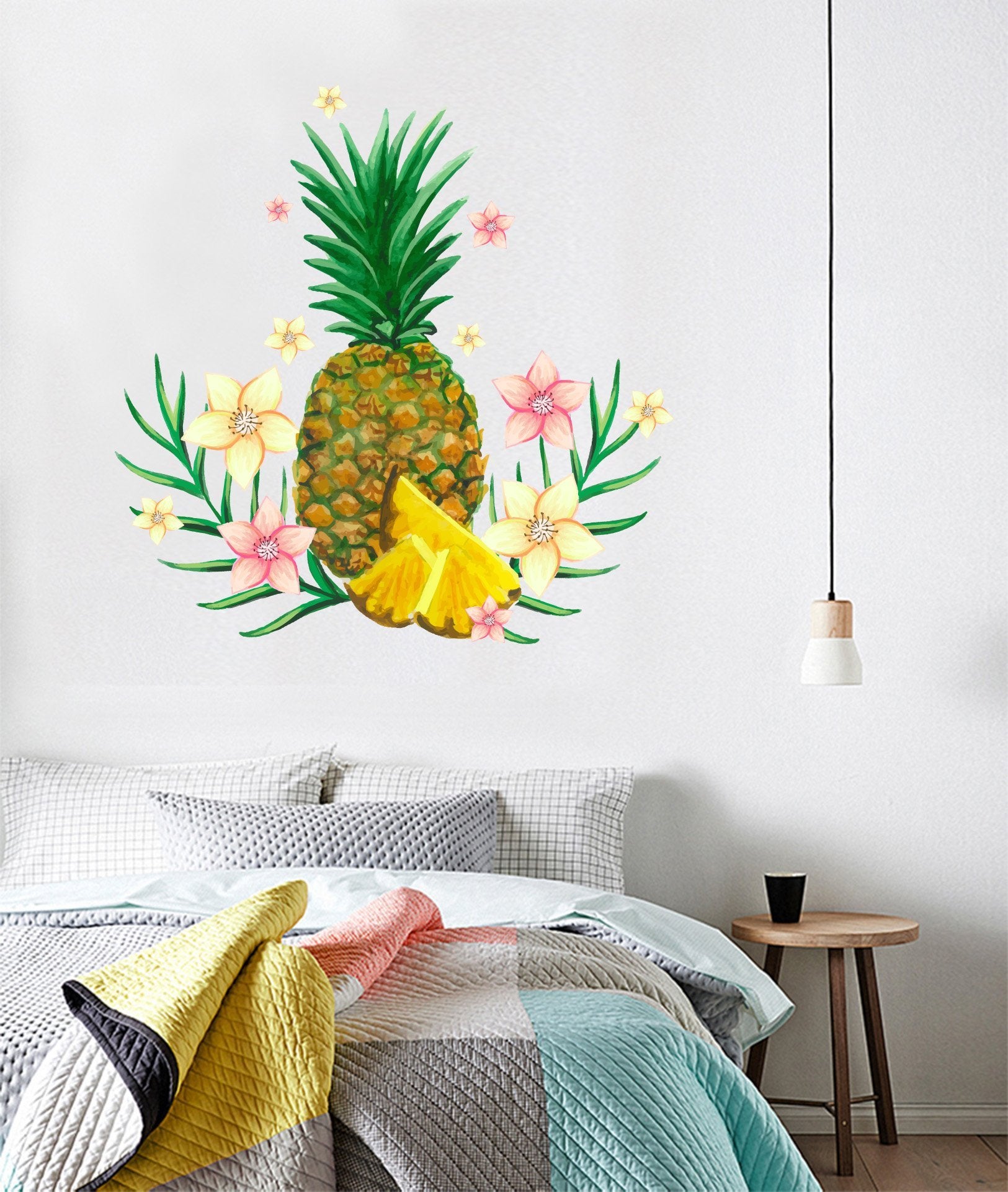 3D Pineapple Banana 229 Wall Stickers Wallpaper AJ Wallpaper