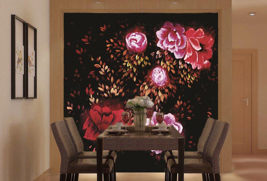 Red Chinese Rose 53 Wallpaper AJ Wallpaper 1