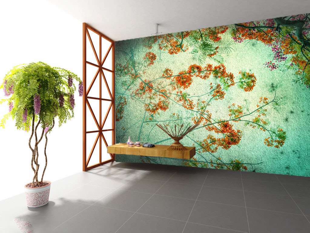 Flowering Branches 1 Wallpaper AJ Wallpaper