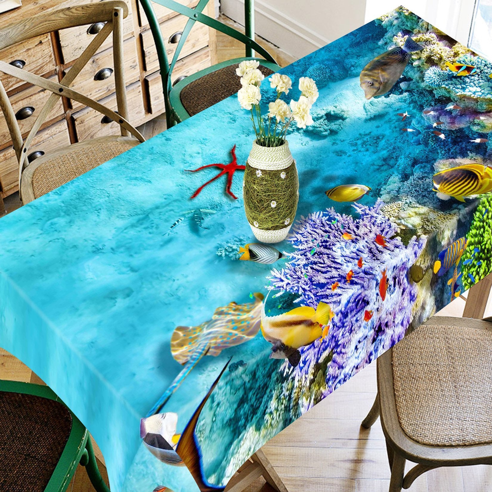 3D Ocean Floor 779 Tablecloths Wallpaper AJ Wallpaper