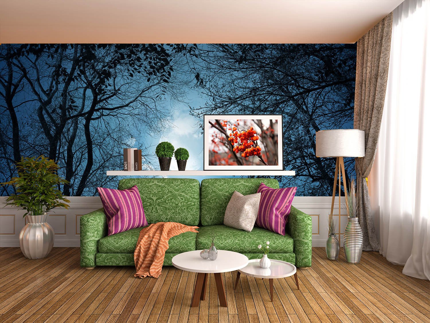 Bright Moon Wallpaper AJ Wallpaper