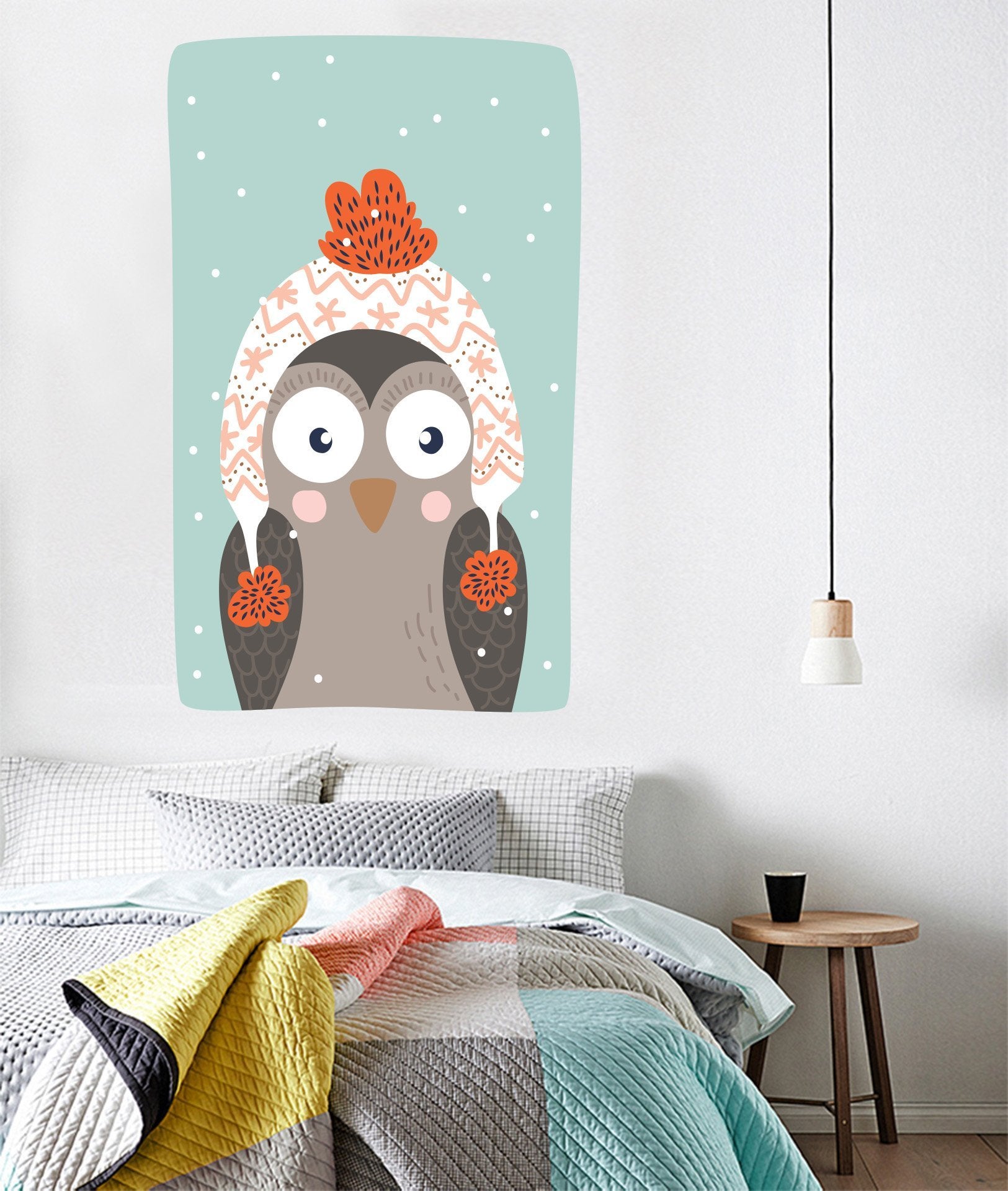 3D Cartoon Bird Hat 110 Wall Stickers Wallpaper AJ Wallpaper