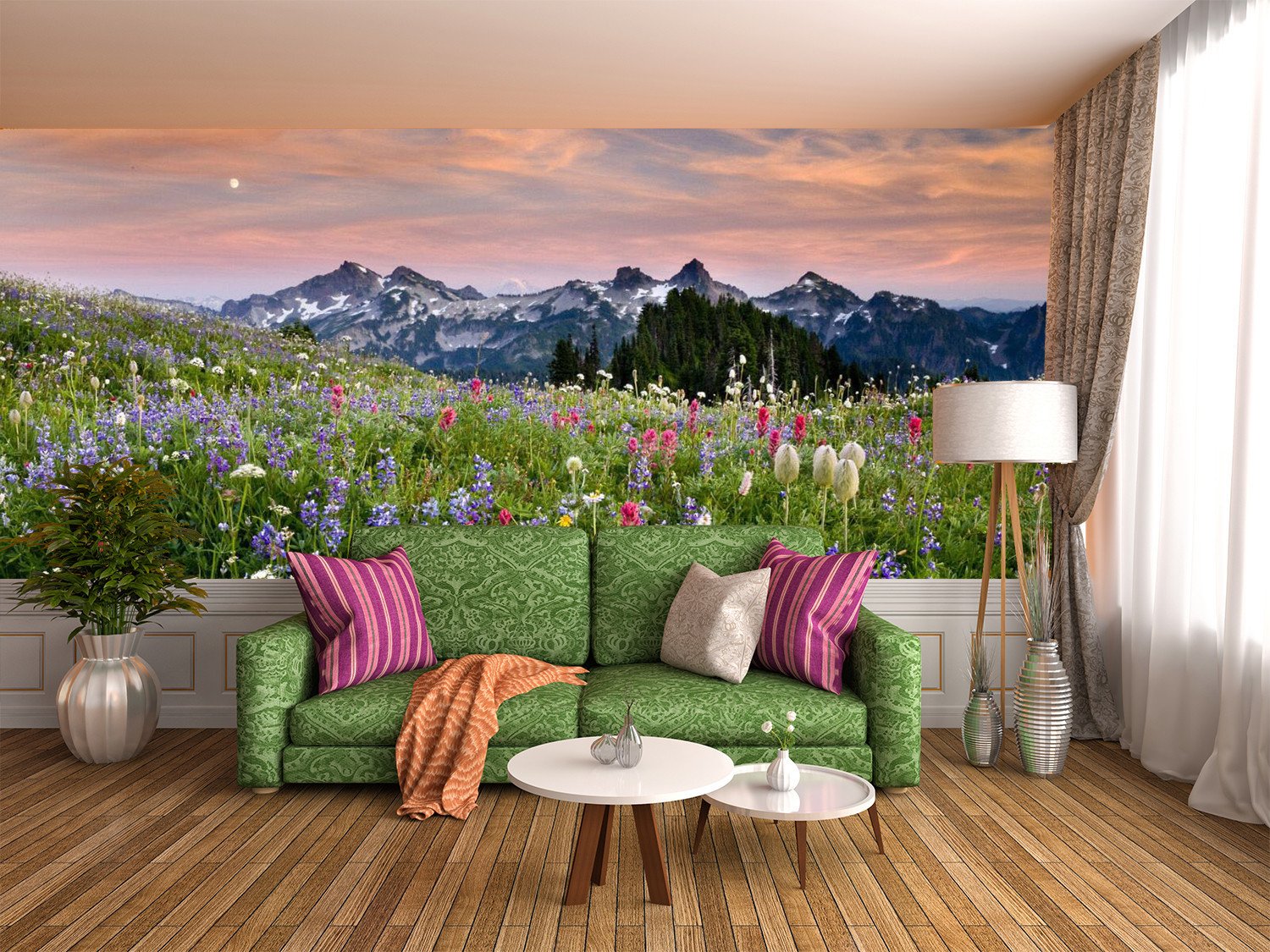 Purple Wisteria 56 Wallpaper AJ Wallpaper 1