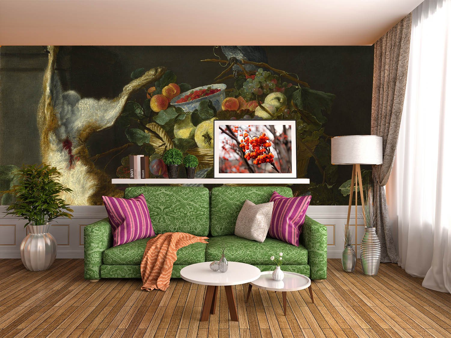 Animals And Fruits Wallpaper AJ Wallpaper