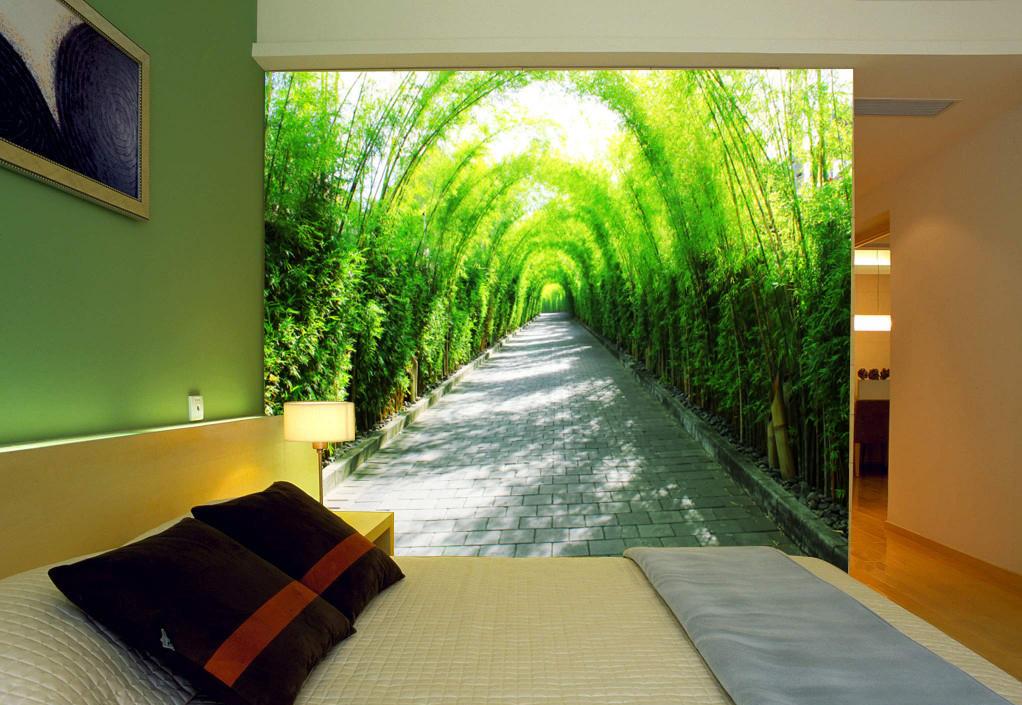 Bamboos Avenue Wallpaper AJ Wallpaper