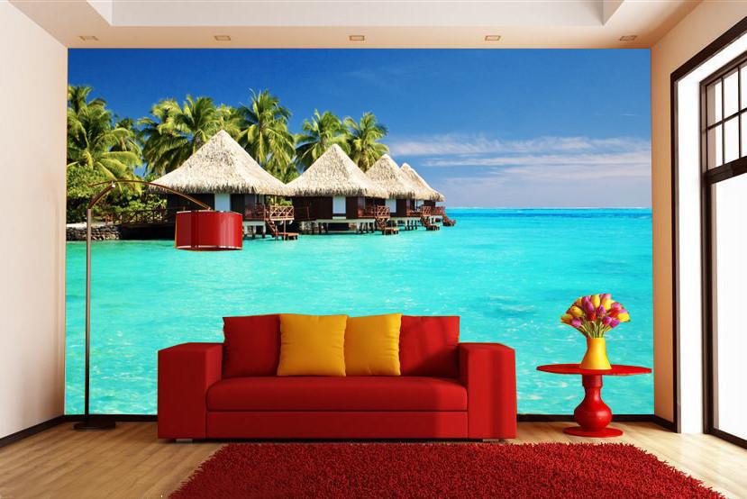 Seaside Wooden Houses 3 Wallpaper AJ Wallpaper