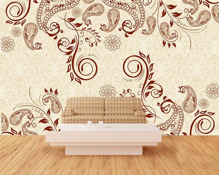 3D Leaves Pattern 662 Wallpaper AJ Wallpaper